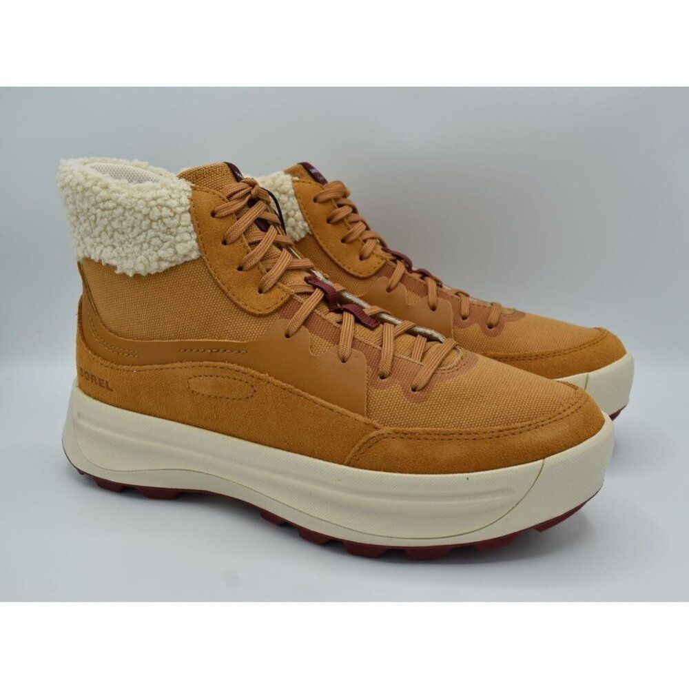 Sorel Womens Size 9 ONA 503 Mid Cozy Canyon Gold Suede Waterproof Sneaker‎ Boots